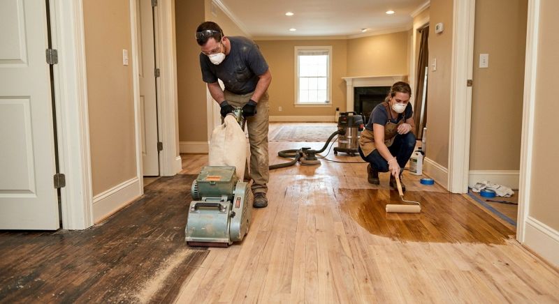 Ash Floor Refinishing in Alpharetta, GA