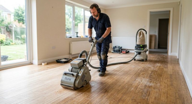 Bamboo Floor Refinishing in Alpharetta, GA