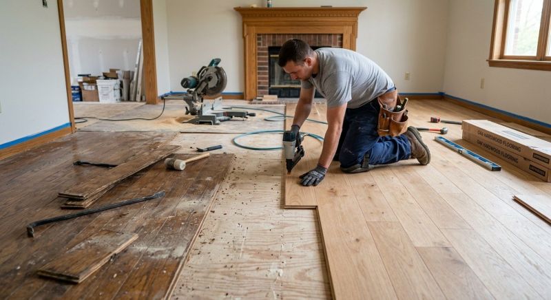 Hardwood Floor Renovation in Fort Worth, TX