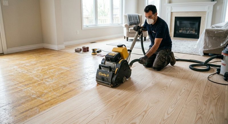 Ash Floor Refinishing in Alpharetta, GA