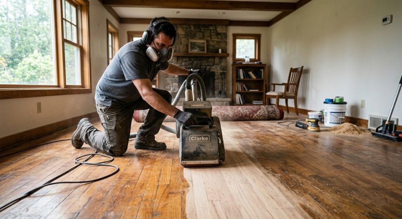 Ash Floor Refinishing in Alpharetta, GA