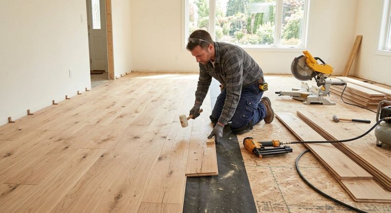 Finished Floor Installation in San Antonio, TX