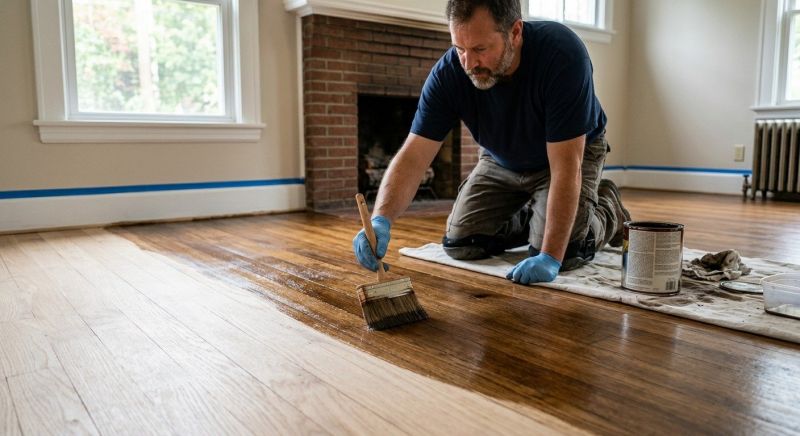 Floor Staining Service in Olathe, KS