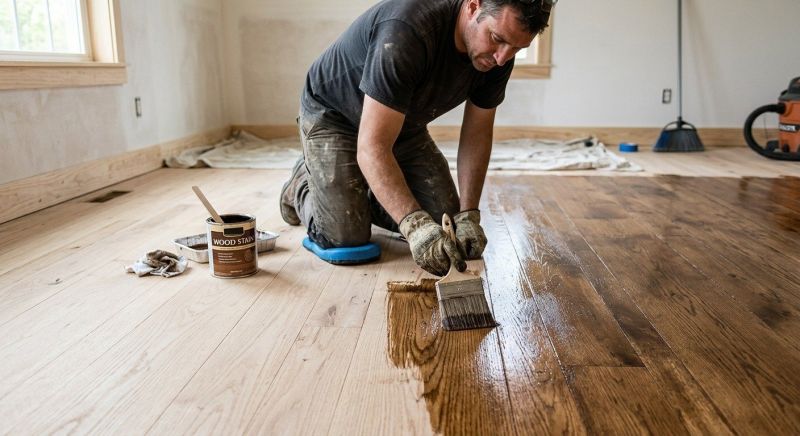 Floor Staining Service in Olathe, KS