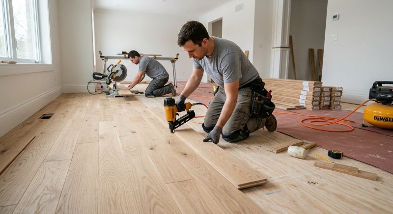 Hardwood Floor Installation in Manassas, VA