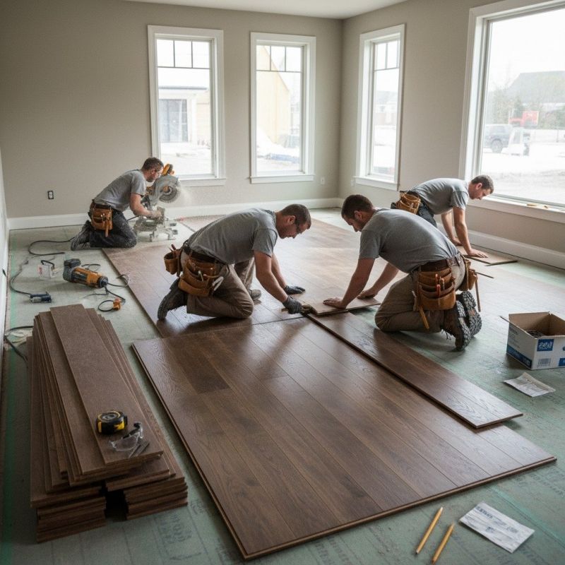 Hardwood Floor Installation
