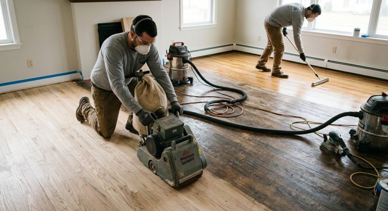 Hickory Floor Refinishing in Olathe, KS