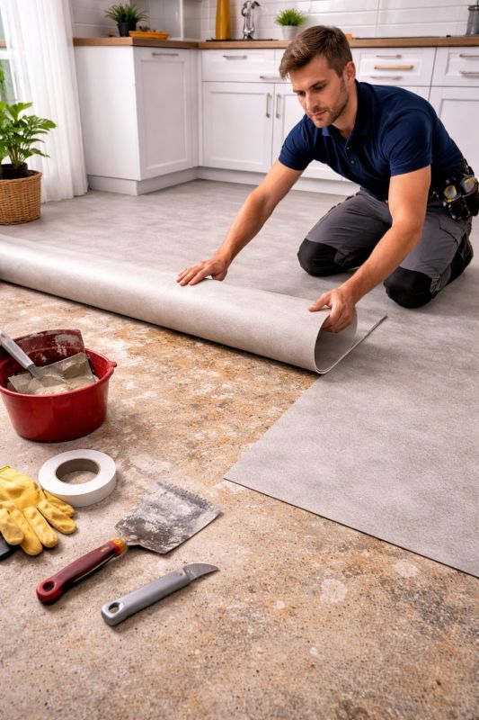Linoleum Floor Installation in Arvada, CO