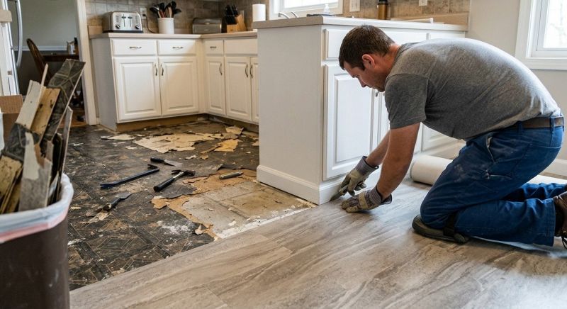 Linoleum Floor Installation in Fort Worth, TX