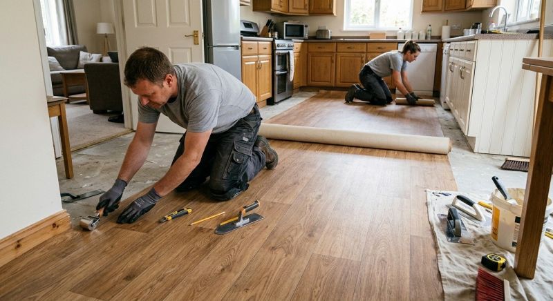 Linoleum Floor Installation in Austin, TX
