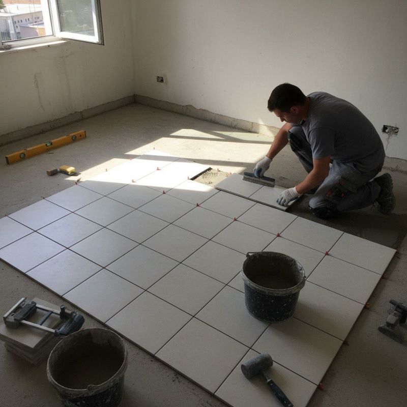 Mosaic Tile Floor Installation in Annapolis, MD