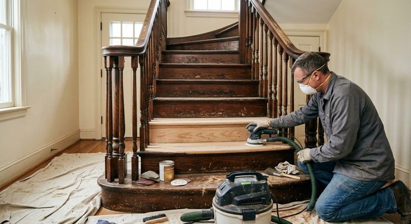 Oak Floor Staining in Kansas City, KS