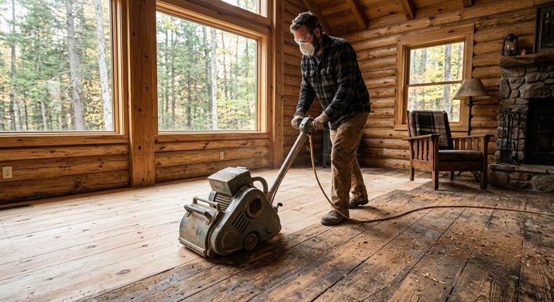 Pine Floor Refinishing in Alpharetta, GA