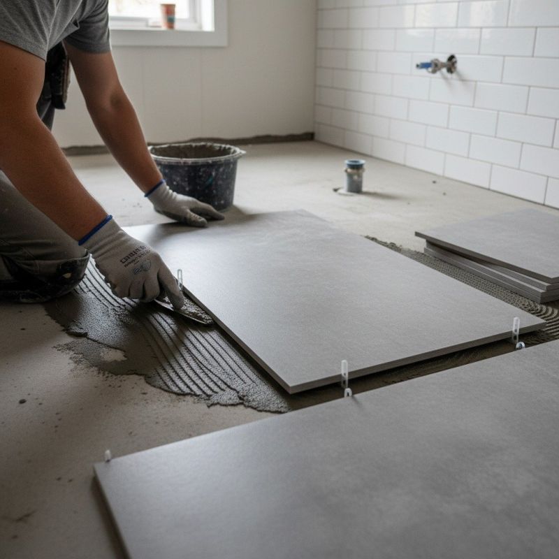 Restroom Floor Replacement in Annapolis, MD