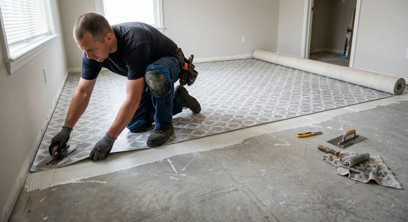 Sheet Flooring Installation in Manassas, VA