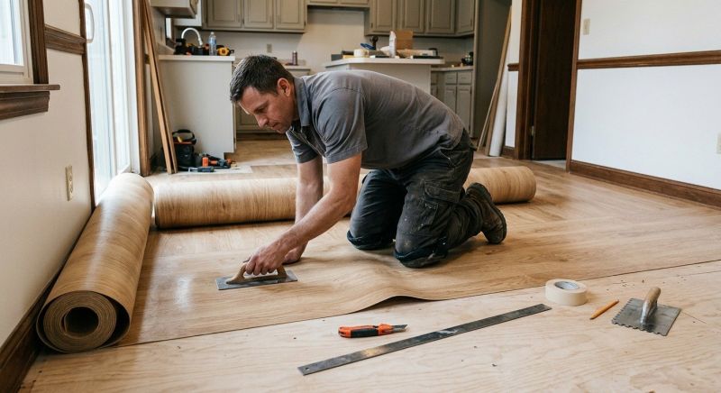 Sheet Flooring Installation in Manassas, VA