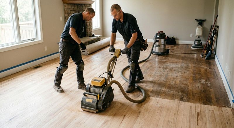 Walnut Floor Refinishing in Olathe, KS