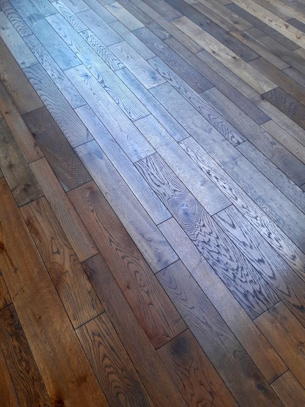 Walnut Floor Staining in Overland Park, KS