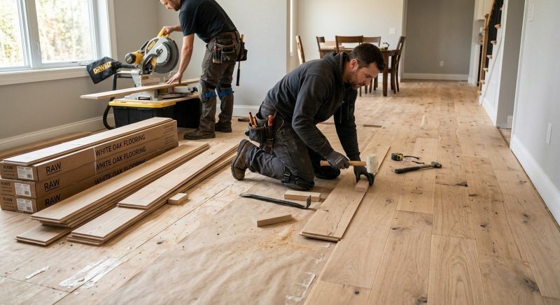 Walnut Flooring Installation in Manassas, VA